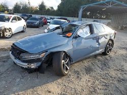 Salvage cars for sale at Midway, FL auction: 2022 Honda Accord Sport