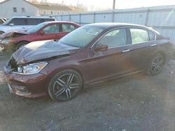 Salvage cars for sale at York Haven, PA auction: 2016 Honda Accord Sport