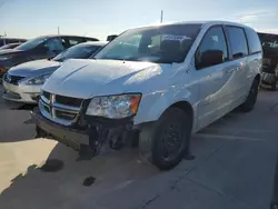 Carros con título limpio a la venta en subasta: 2017 Dodge Grand Caravan SE