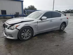 Carros salvage sin ofertas aún a la venta en subasta: 2015 Infiniti Q50 Base