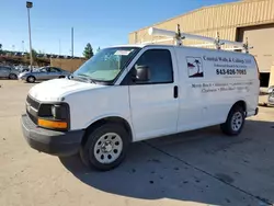 Chevrolet salvage cars for sale: 2012 Chevrolet Express G1500