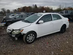 Salvage cars for sale at Chalfont, PA auction: 2011 Toyota Corolla Base