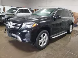 Mercedes-Benz gls-Class salvage cars for sale: 2017 Mercedes-Benz GLS 450 4matic