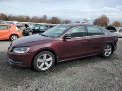 Salvage cars for sale at Hillsborough, NJ auction: 2014 Volkswagen Passat SE