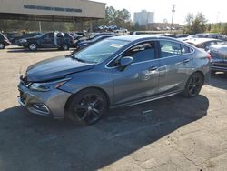 Salvage cars for sale at Gaston, SC auction: 2018 Chevrolet Cruze Premier