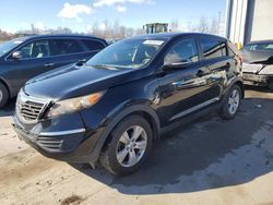 Salvage cars for sale at Duryea, PA auction: 2012 KIA Sportage Base