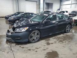 Honda salvage cars for sale: 2016 Honda Accord Sport