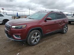 Salvage Cars with No Bids Yet For Sale at auction: 2020 Jeep Cherokee Limited