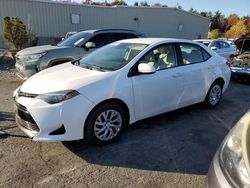 Salvage cars for sale at Exeter, RI auction: 2018 Toyota Corolla L