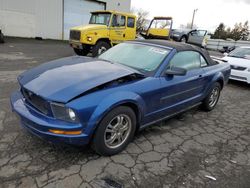 Ford salvage cars for sale: 2007 Ford Mustang