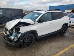 Salvage cars for sale at Woodhaven, MI auction: 2021 GMC Terrain SLE