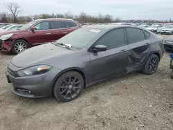 Salvage cars for sale at Des Moines, IA auction: 2015 Dodge Dart SXT