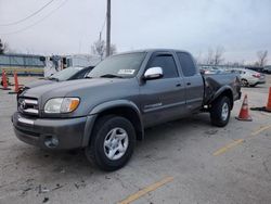 Salvage trucks for sale at Pekin, IL auction: 2003 Toyota Tundra Access Cab SR5