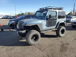 Jeep salvage cars for sale: 1998 Jeep Wrangler / TJ Sport