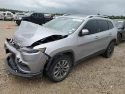 Salvage cars for sale at Houston, TX auction: 2020 Jeep Cherokee Latitude Plus