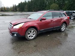 Subaru salvage cars for sale: 2013 Subaru Outback 2.5I Premium