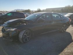 Salvage cars for sale at Las Vegas, NV auction: 2019 Honda Accord Sport