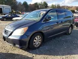 Salvage cars for sale at Mendon, MA auction: 2010 Honda Odyssey EX