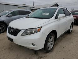 Salvage cars for sale at Pekin, IL auction: 2010 Lexus RX 350