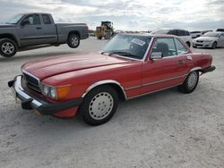 Flood-damaged cars for sale at auction: 1988 Mercedes-Benz 560 SL