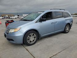 Salvage cars for sale at Grand Prairie, TX auction: 2011 Honda Odyssey EXL