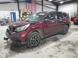 Salvage cars for sale at West Mifflin, PA auction: 2016 Honda CR-V SE