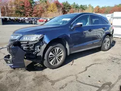 Salvage cars for sale at Exeter, RI auction: 2017 Acura RDX Advance