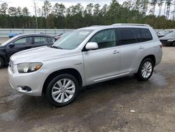 Toyota salvage cars for sale: 2010 Toyota Highlander Hybrid Limited