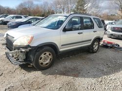 Salvage cars for sale at North Billerica, MA auction: 2006 Honda CR-V LX