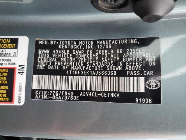 2010 Toyota Camry Base