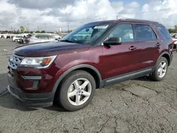 Ford Explorer salvage cars for sale: 2019 Ford Explorer XLT