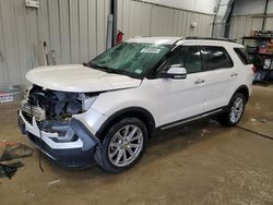 Salvage Cars with No Bids Yet For Sale at auction: 2017 Ford Explorer Limited