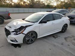 Nissan salvage cars for sale: 2021 Nissan Sentra SR