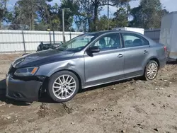 Salvage cars for sale at Hampton, VA auction: 2012 Volkswagen Jetta SEL