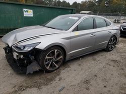 Salvage cars for sale at Ellenwood, GA auction: 2022 Hyundai Sonata SEL Plus