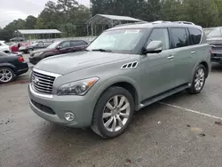 Salvage cars for sale at Jacksonville, FL auction: 2011 Infiniti QX56