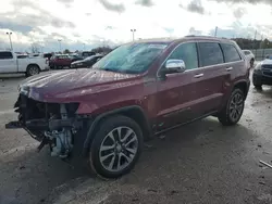 Salvage cars for sale at Indianapolis, IN auction: 2018 Jeep Grand Cherokee Limited