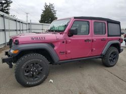 Vehiculos salvage en venta de Copart Moraine, OH: 2021 Jeep Wrangler Unlimited Sport