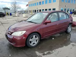 Honda Civic ex salvage cars for sale: 2004 Honda Civic EX