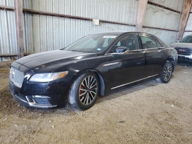 2018 Lincoln Continental Select