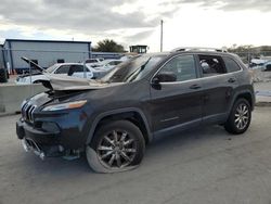 Jeep Grand Cherokee salvage cars for sale: 2016 Jeep Cherokee Limited