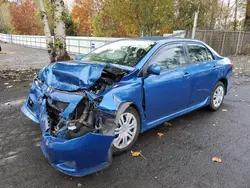 Vehiculos salvage en venta de Copart Portland, OR: 2009 Toyota Corolla Base