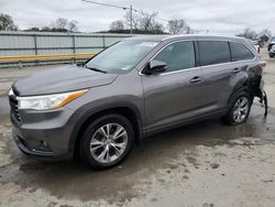 Toyota Highlander salvage cars for sale: 2014 Toyota Highlander XLE