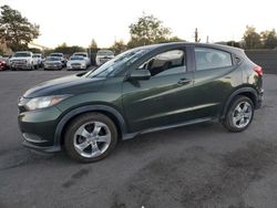 Salvage cars for sale at San Martin, CA auction: 2016 Honda HR-V LX