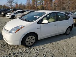 Salvage cars for sale at Waldorf, MD auction: 2007 Toyota Prius