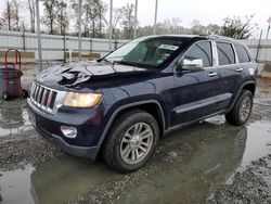 Salvage cars for sale at Spartanburg, SC auction: 2012 Jeep Grand Cherokee Laredo