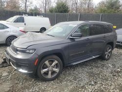 Salvage SUVs for sale at auction: 2021 Jeep Grand Cherokee L Limited