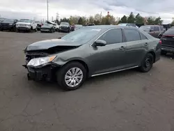 Salvage cars for sale from Copart Denver, CO: 2014 Toyota Camry L