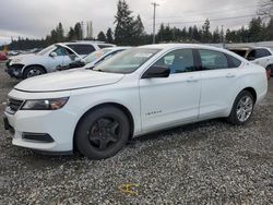 Chevrolet salvage cars for sale: 2016 Chevrolet Impala LS