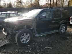 Salvage cars for sale from Copart Waldorf, MD: 2012 Nissan Pathfinder S